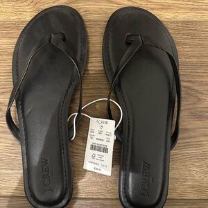 J.Crew Brown and Black Sandals